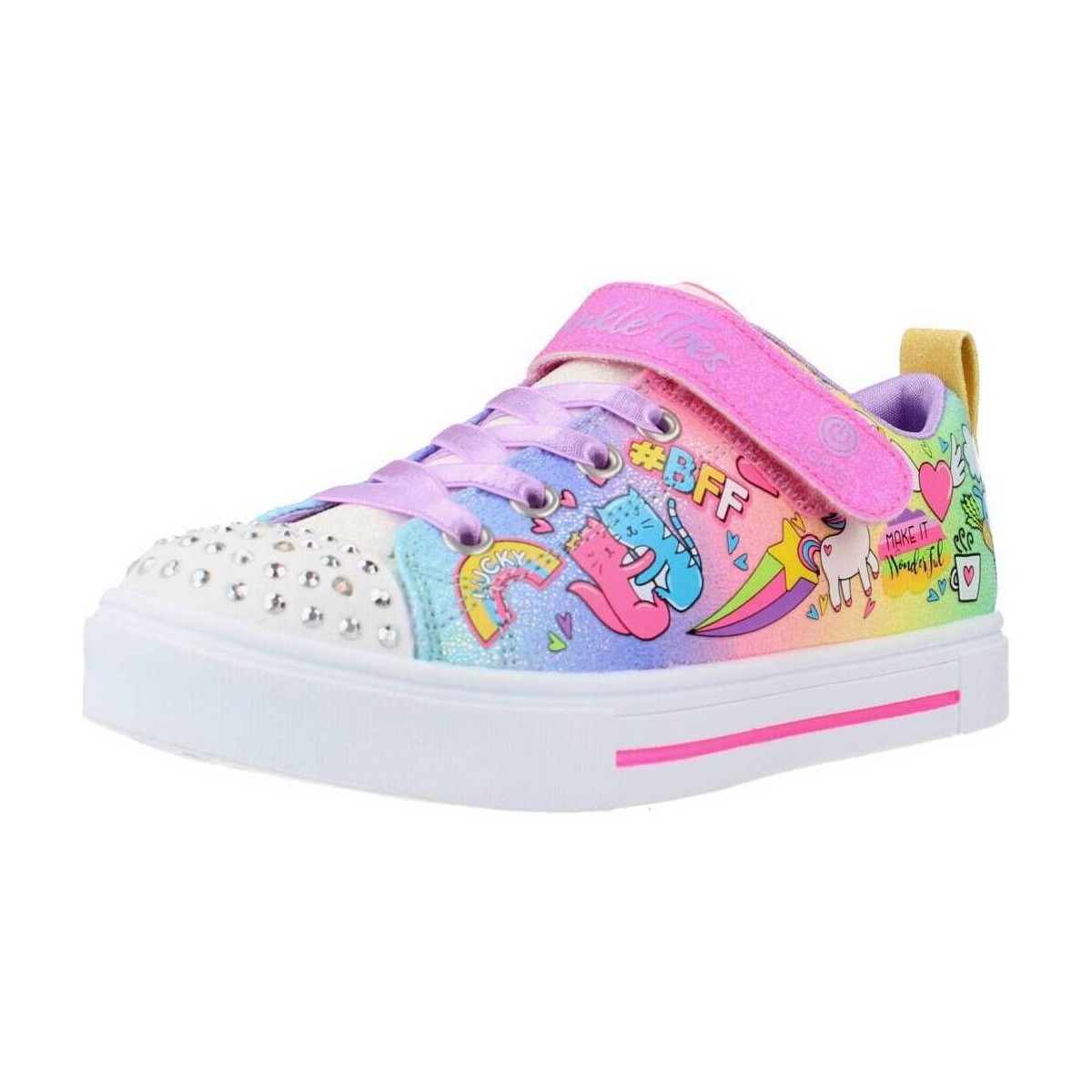 Sapatos Rapariga Sapatilhas Featuring Skechers TWINKLE SPARKS Multicolor