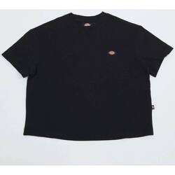 Textil Mulher camisas Dickies OAKPORT BOXY TEE SS W Preto