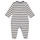 Textil Criança Pijamas / Camisas de dormir Petit Bateau LOUDRE Branco / Marinho