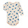 Textil Criança Pijamas / Camisas de dormir Petit Bateau BODY US ML LOVSCOTCH PACK X3 Marinho / Bege / Branco