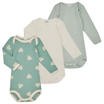 Textil Criança Pijamas / Camisas de dormir Petit Bateau BODY US ML LOVING PACK X3 Multicolor