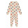 Textil Rapariga Pijamas / Camisas de dormir Petit Bateau LERRY Branco / Vermelho / Marinho