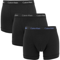 Roupa de interior Homem Boxer Calvin Klein Jeans 3-Pack Boxers Uni Preto