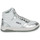 Sapatos Mulher Sapatilhas de cano-alto Karl Lagerfeld KREW KC Kollar Mid Boot Branco / Prata