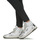 Sapatos Mulher Sapatilhas de cano-alto Karl Lagerfeld KREW KC Kollar Mid Boot anecdotes Branco / Prata