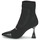 Sapatos Mulher Botins Karl Lagerfeld DEBUT Mix Knit Ankle Boot Preto