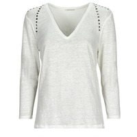 Textil Mulher T-shirt mangas compridas Ikks BT10175 Branco