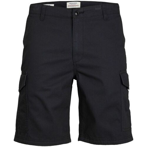 Textil Rapaz Shorts / Bermudas Jack & Jones 12230139 CARGO SHT-BLACK Preto
