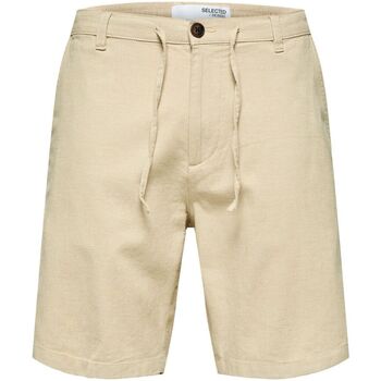 Textil Homem Shorts / Bermudas Selected 16087638 BRODY-INCENSE Bege