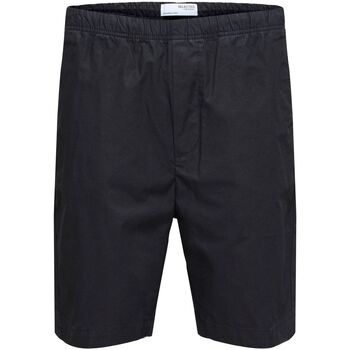 Textil Homem Shorts / Bermudas Selected 16088238 LOOSE LOIK-BLACK Preto