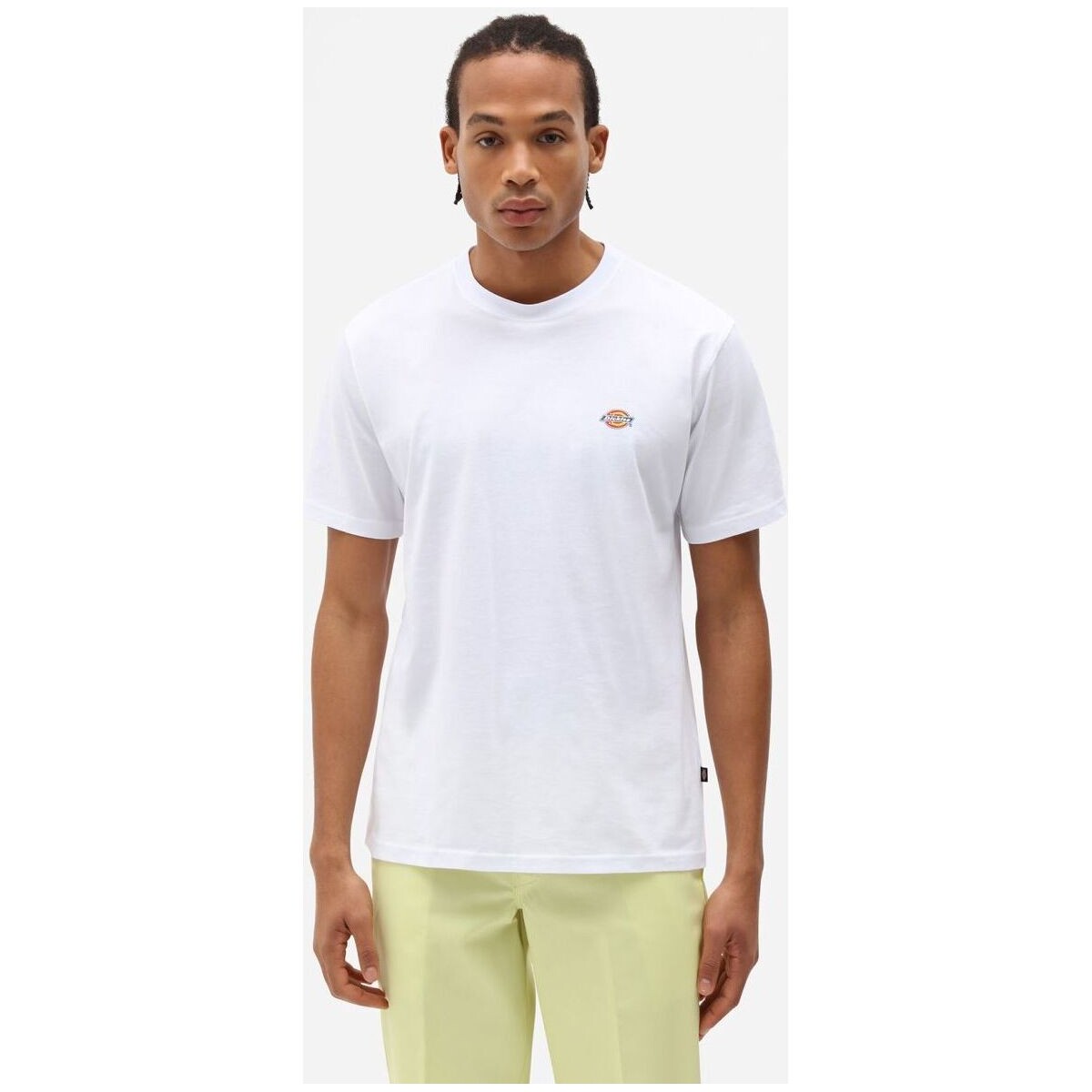 Textil Homem T-shirts e Pólos Dickies MAPLETON TEE SS 0A4XDB-WHX WHITE Branco