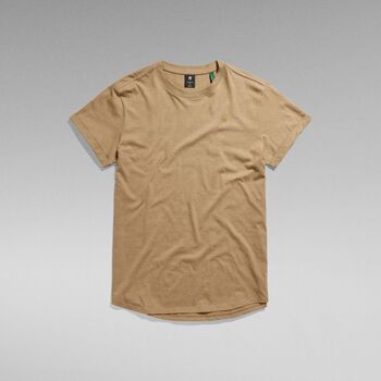 Textil Homem T-shirts e Pólos G-Star Raw D16396 D288 - LASH-C328 BERGE HTR Bege