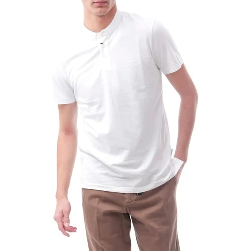 Textil Homem T-shirts e Pólos EAX 3RZFHKZJYCZ Branco