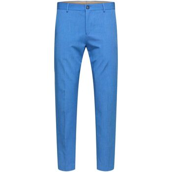 Textil Homem Calças Selected 16088564 SLIM-LIAM-BRIGHT COBALT Azul