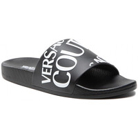 Sapatos relaxedm Chinelos Versace chic JEANS Couture  Preto
