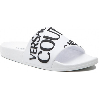 Sapatos Homem Chinelos Versace with JEANS Couture  Branco