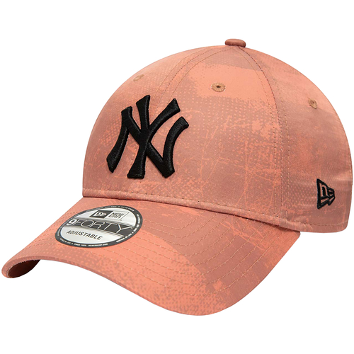 Acessórios Boné New-Era MLB 9FORTY New York Yankees Print Boy Cap Rosa