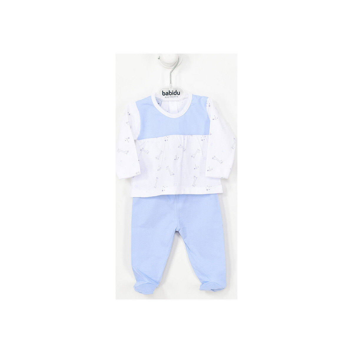 Textil Criança Conjunto Babidu 57226-CELESTE Azul