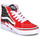 Sapatos Rapaz Sapatilhas de cano-alto Vans ClassicsportDrsblstrwht SK8-Hi Bolt Preto / Vermelho