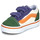 Sapatos Criança Sapatilhas corduroy Vans TD Old Skool V Branco / Multi