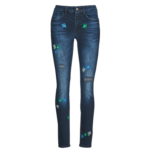 Textil Mulher Calças Selfridge Jeans Desigual DENIM BRUSELAS Azul