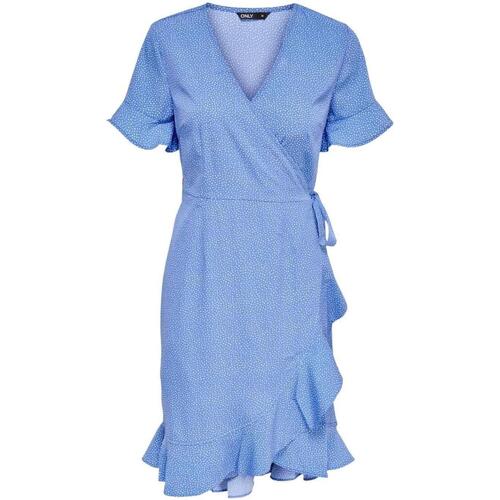 Textil Mulher Vestidos Only  Azul