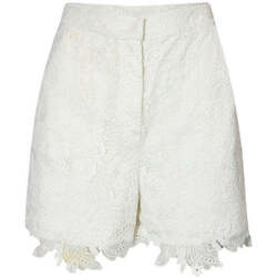 crystal-embellished denim shorts Schwarz