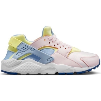 Sapatos Criança Sapatilhas Nike Yellow Air Huarache Run JR Azul, Cor-de-rosa