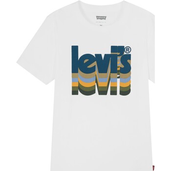 Textil Rapariga T-Shirt mangas curtas Levi's 212103 Branco