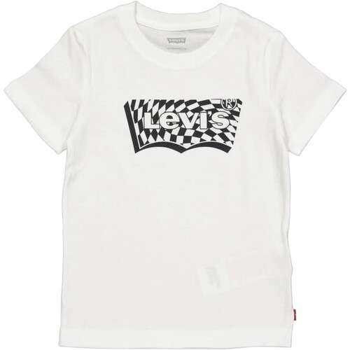 Textil Rapariga T-Shirt mangas curtas Levi's 208432 Branco