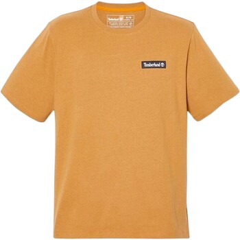 Textil Homem T-Shirt mangas curtas Timberland estampado 212151 Castanho