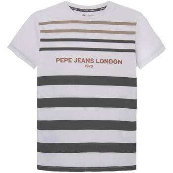 Textil Rapaz badgley mischka ruffled dress Pepe jeans  Branco