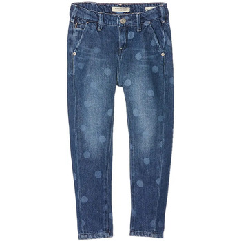 Textil Rapariga Calças Jeans Ruffle Detail Denim Jacket  Azul