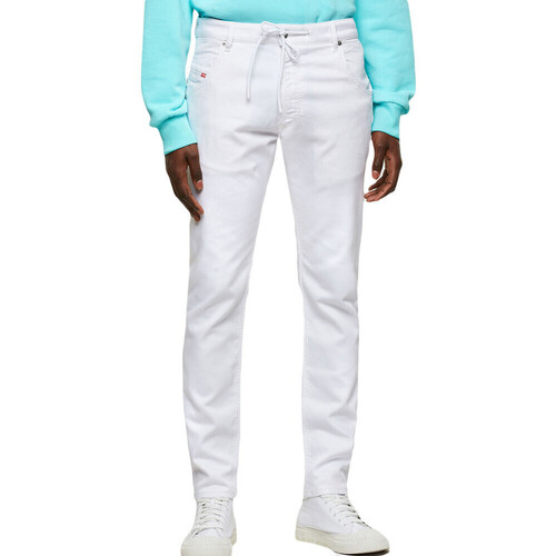 Textil Homem Calças Jeans Diesel  Branco