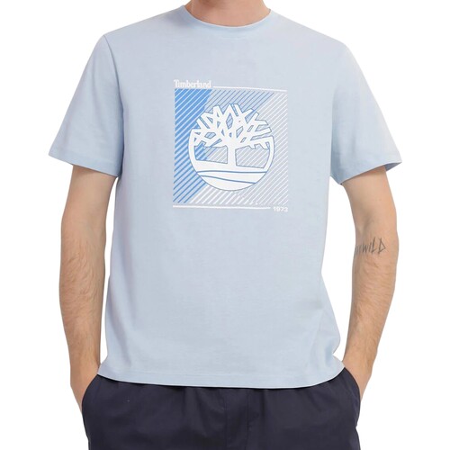 Textil Homem T-Shirt mangas curtas Timberland 212171 Azul