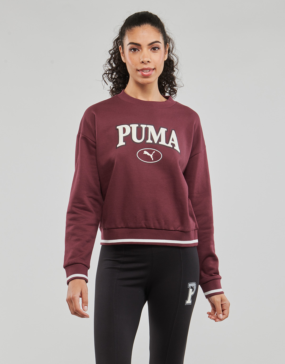 Textil Mulher Sweats Puma PUMA SQUAD CREW FL Violeta
