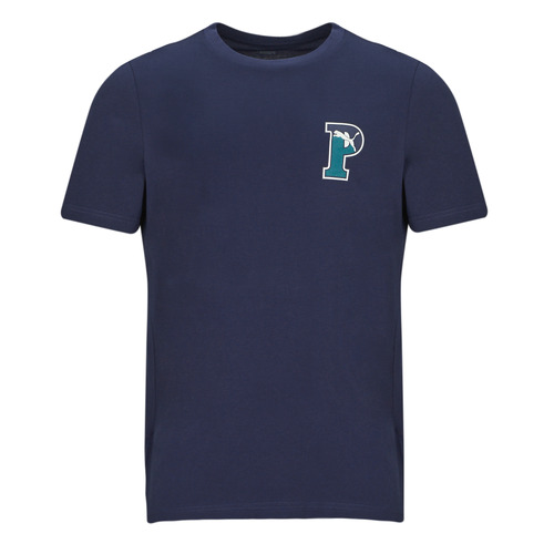Textil Homem Polo Ralph Lauren embroidered-logo shirt Puma PUMA SQUAD BADGE TEE Marinho