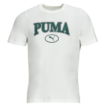 Textil Homem T-Shirt mangas curtas zippee Puma zippee PUMA SQUAD TEE Branco