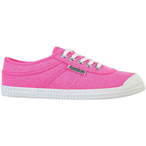 Sapatos Mulher Sapatilhas Kawasaki LANVIN logo-detail lace-up sneakers K202428 4014 Knockout Pink Rosa