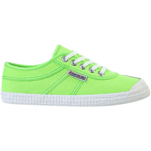 Sapatos Homem Sapatilhas Kawasaki Original Neon Canvas Shoe K202428 3002 Green Gecko Verde