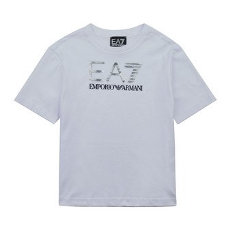 Textil Rapaz T-Shirt mangas curtas Emporio Armani EA7 VISIBILITY TSHIRT Branco
