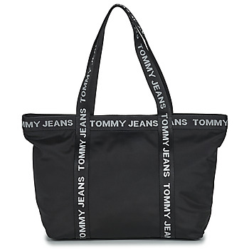 Malas Mulher Cabas / Sac shopping Tommy Jeans TJW ESSENTIALS TOTE Preto