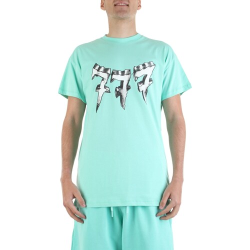 Textil Homem T-Shirt mangas curtas Triplosette 777 TRSM465 Verde