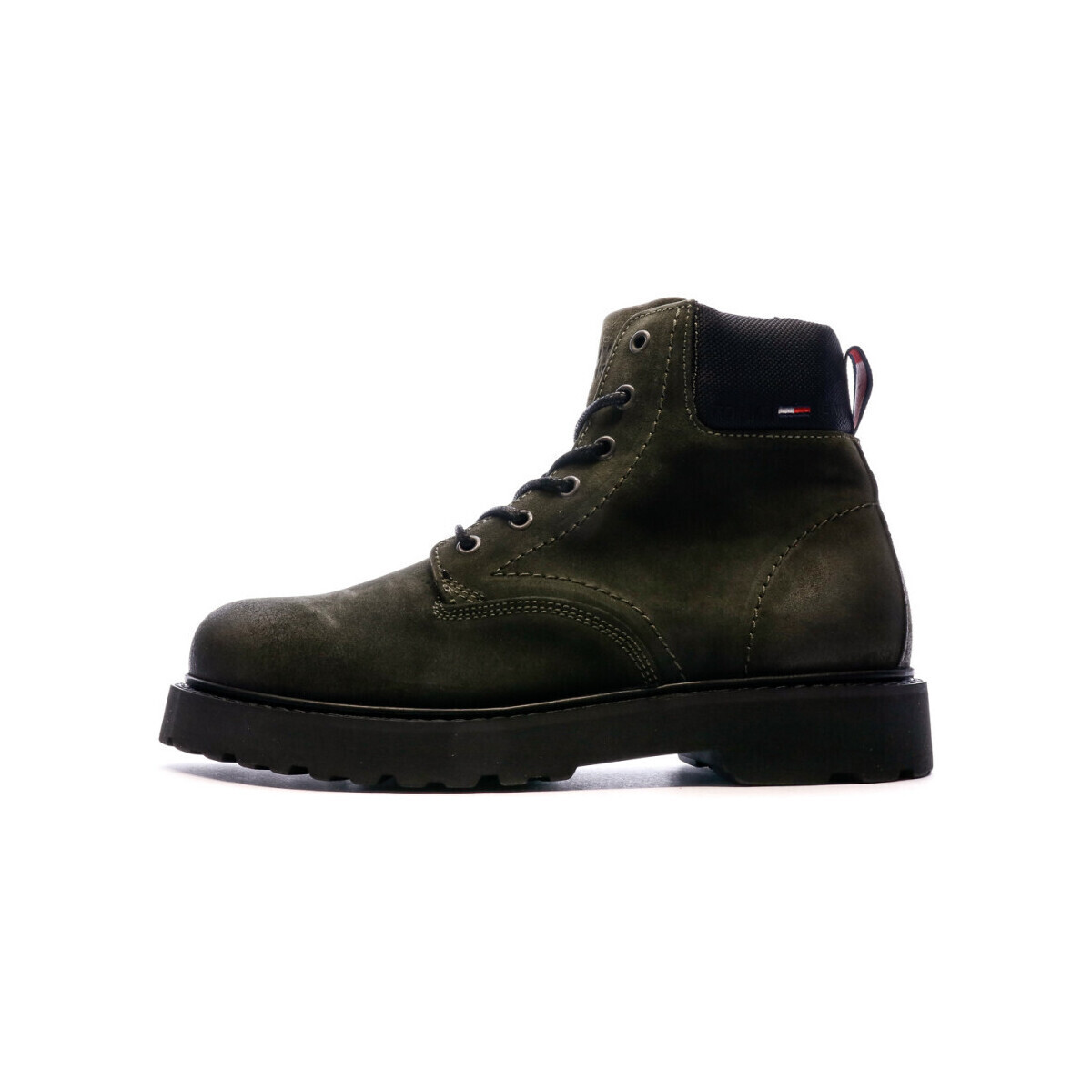 Sapatos Homem Scarpe sportive TOMMY JEANS Flatform Vulc EN0EN01423 White YBR  Verde