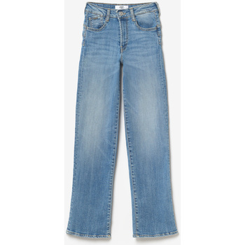 Textil Rapariga Calças de ganga Polos mangas curtaises Jeans regular pulp slim cintura alta, comprimento 34 Azul