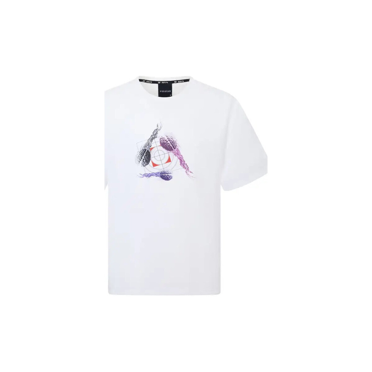 Textil Homem T-Shirt mangas curtas Brvn Jellyfish Brain Branco