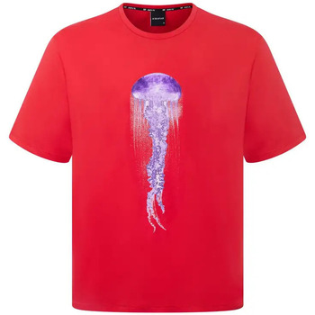 Textil Homem T-Shirt mangas curtas Brvn Jellyfish Red Virus