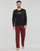 Textil Homem Pijamas / Camisas de dormir Polo Ralph Lauren L/S PJ SLEEP SET Preto / Vermelho