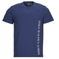 Textil Homem T-Shirt mangas curtas Polo Ralph Lauren Maglione con logo nero S/S CREW SLEEP TOP Azul