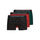 Roupa de interior Homem Boxer Polo Ralph Lauren CLSSIC TRUNK 3 PACK Preto / Vermelho / Verde